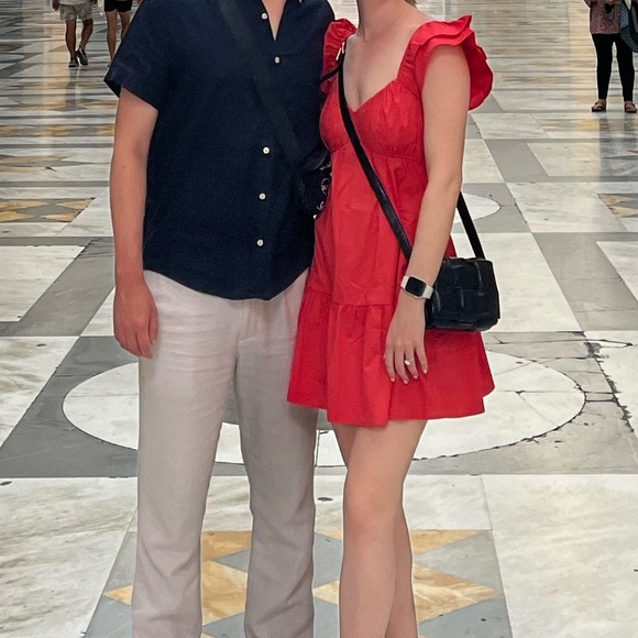 Abercrombie Flutter Sleeve Mini Dress - Picture 3 of 4